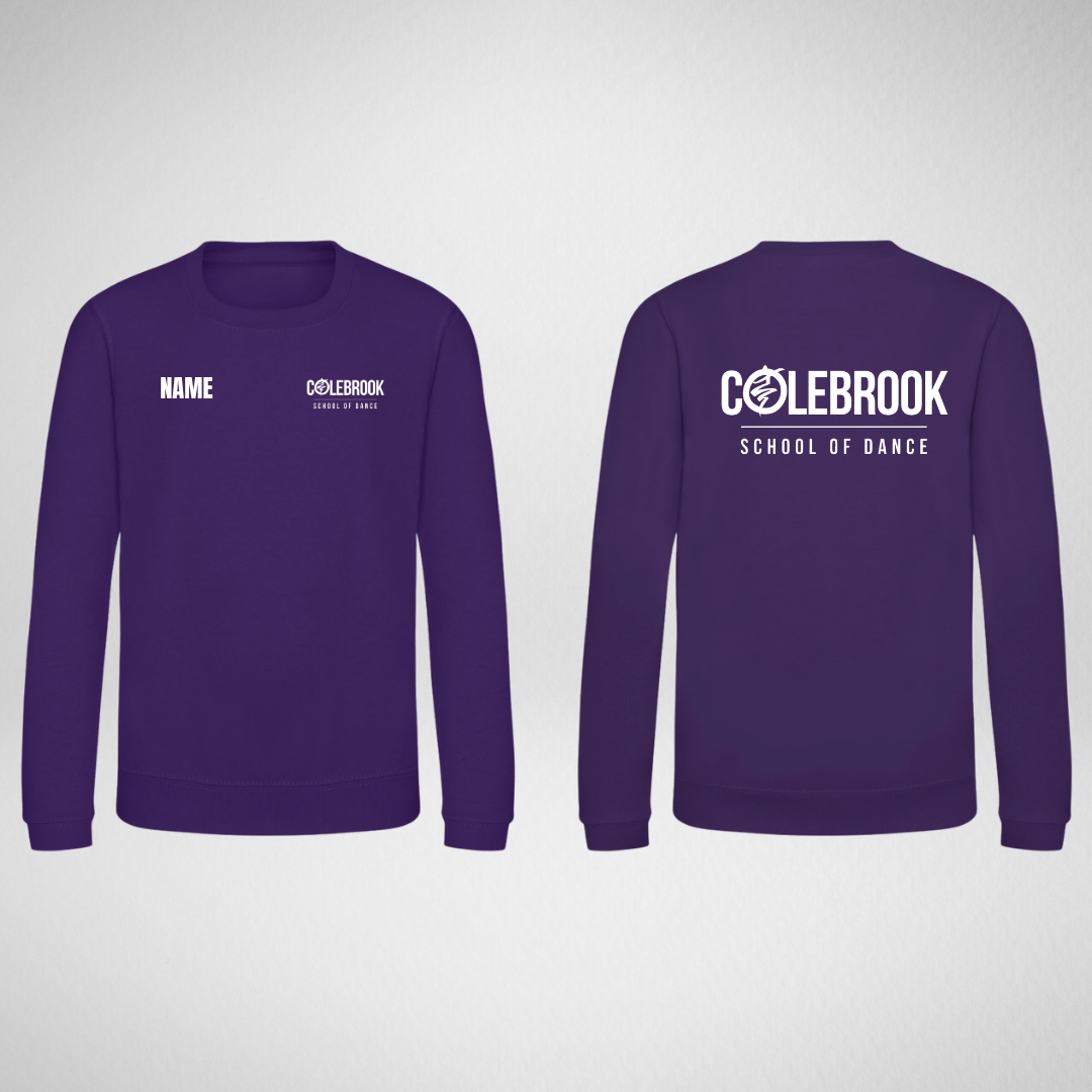 Colebrook School of Dance Purple Sweatshirt