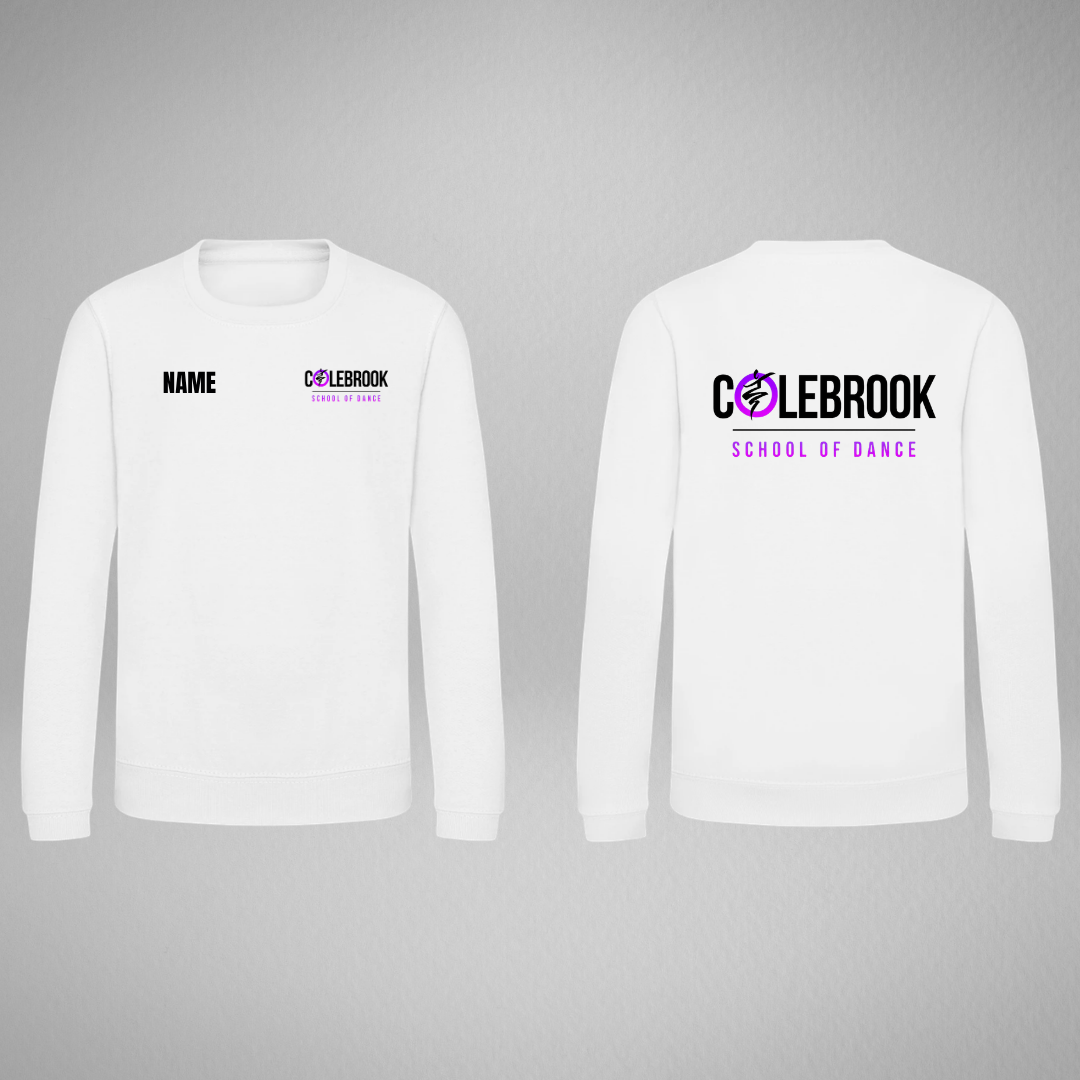 Colebrook School of Dance White Sweatshirt