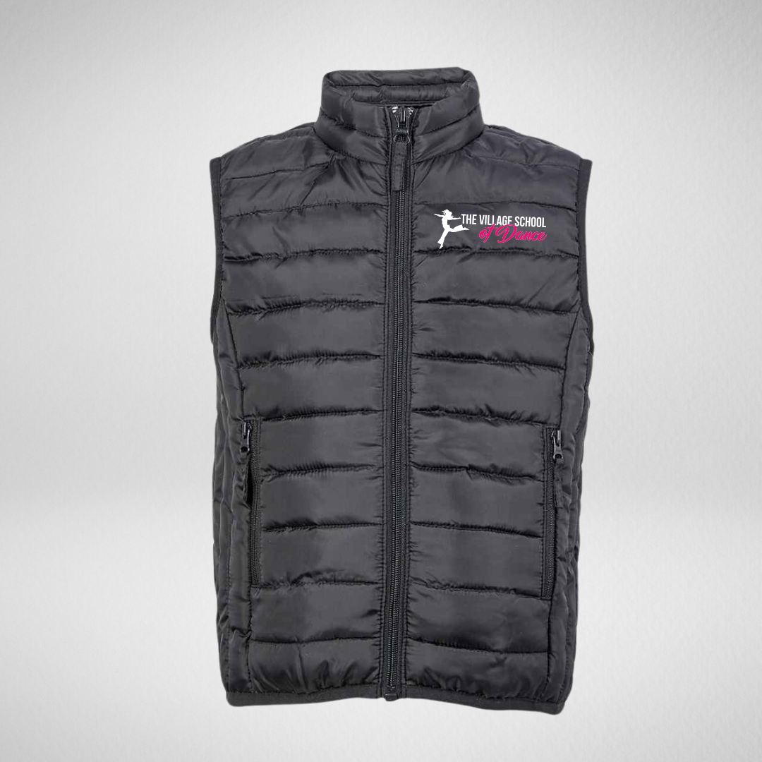 The Village School Of Dance Kids Padded Gilet