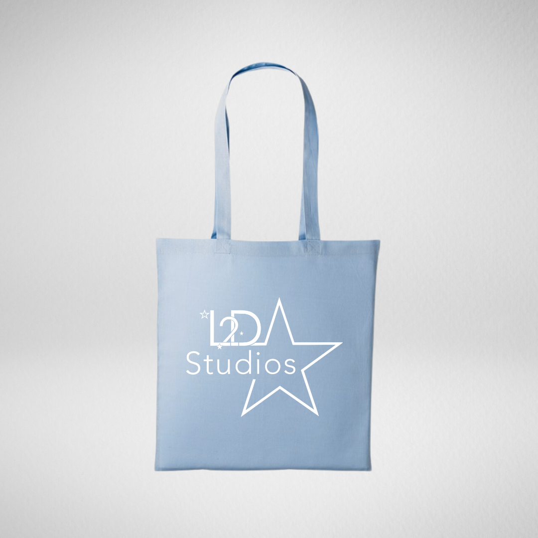 L2D Studios Blue Tote Bag