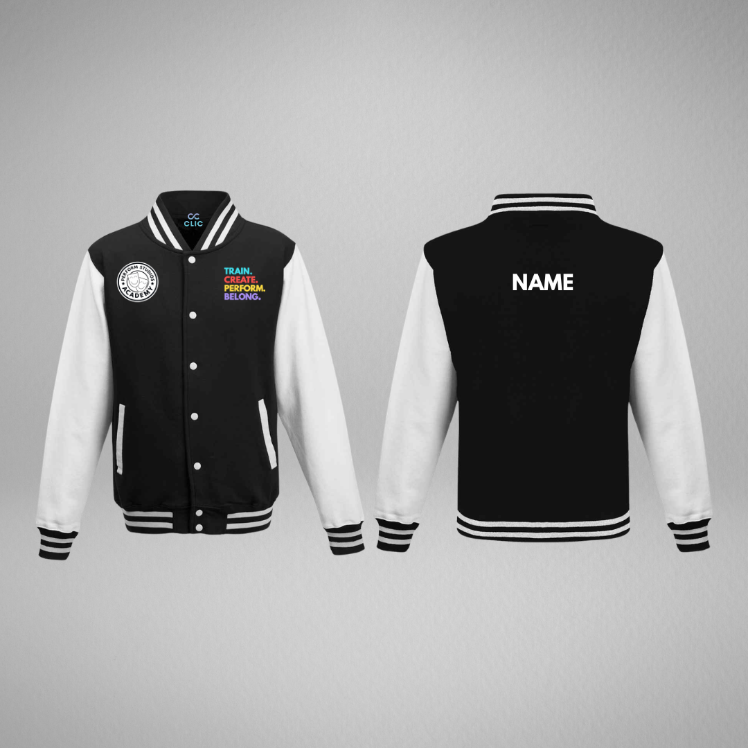 Perform Studios Academy Varsity Jacket (White Name)