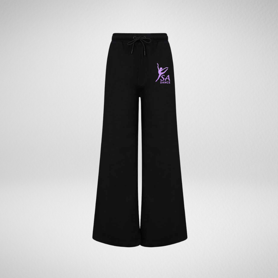 SA Dance Black Wide Leg Joggers