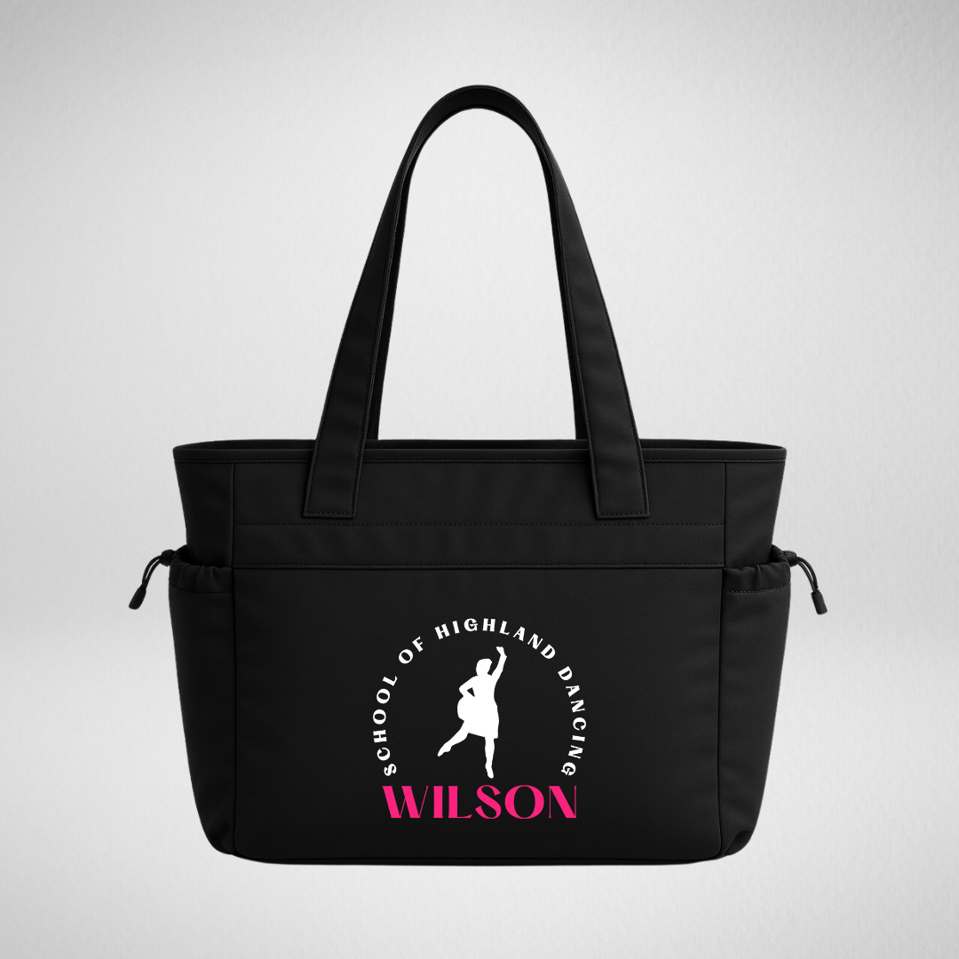 Wilson School of Highland Dancing Oversized Studio Tote Bag