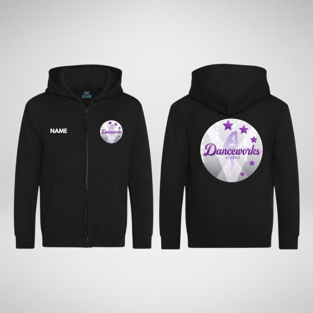 Danceworks Studio Zipped Hoodie