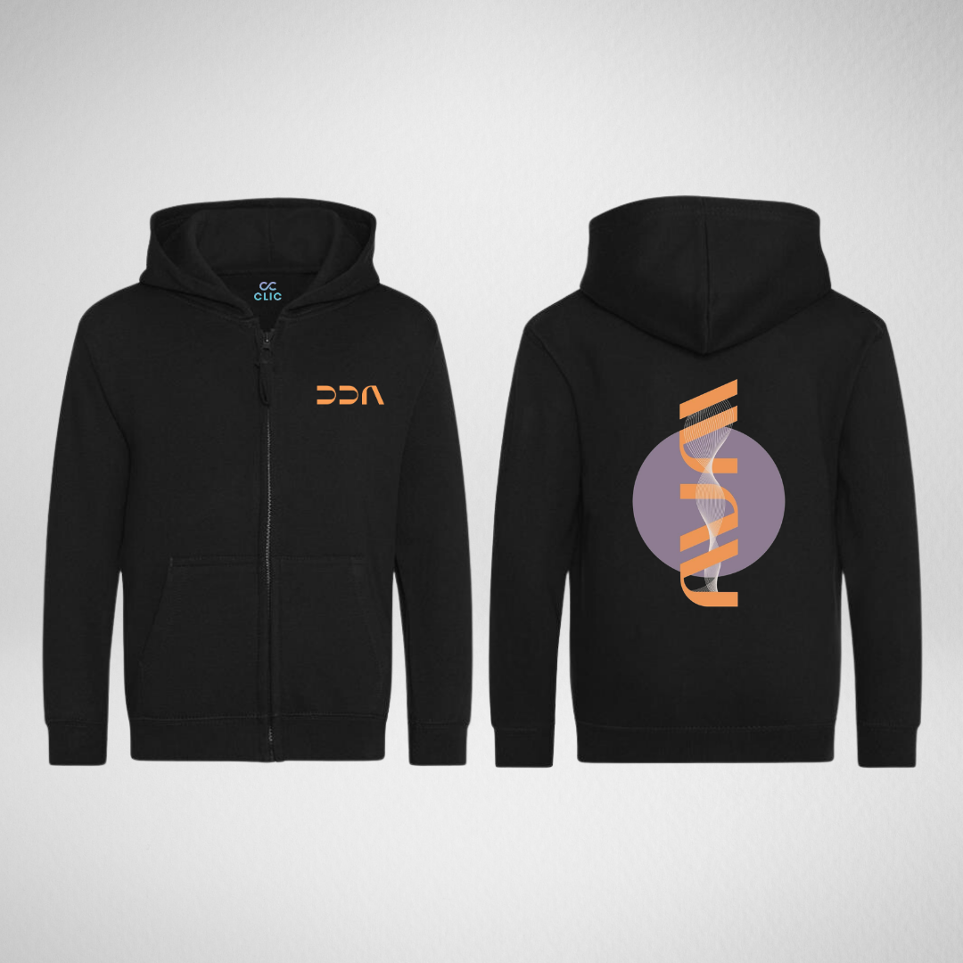 Daffodil Dance Academy Black Zipped Hoodie