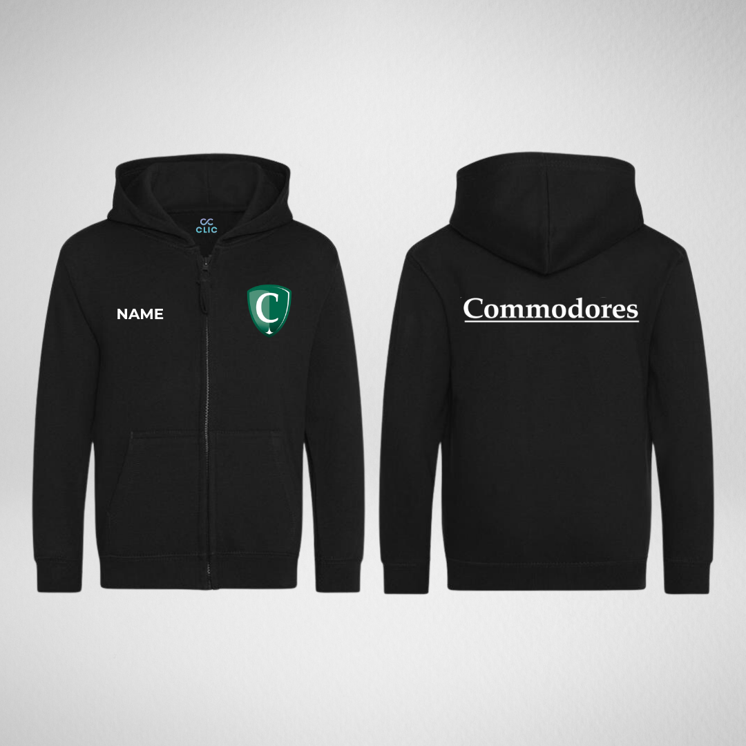 Commodores Colour Guard Zipped Hoodie