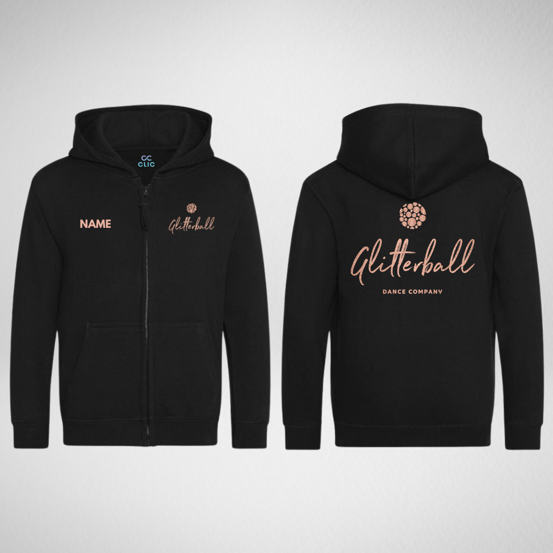 Glitterball Dance Company Zipped Hoodie