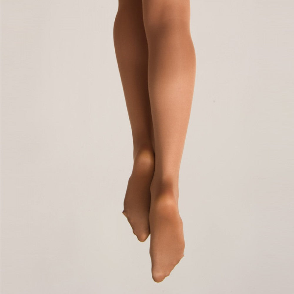 Silky Intermediate Shimmer Full Foot Tights Toast