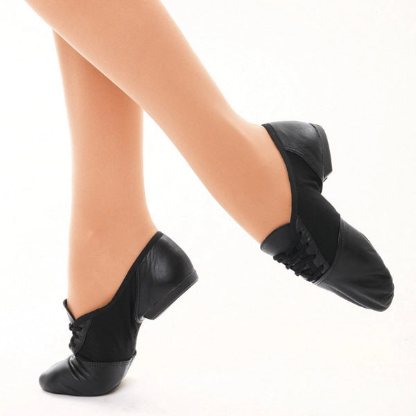 Capezio Suede Split Sole Jazz Shoe With Laces