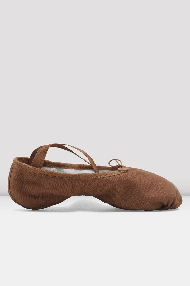 Bloch Ladies Cocoa Pump Canvas Ballet Shoes