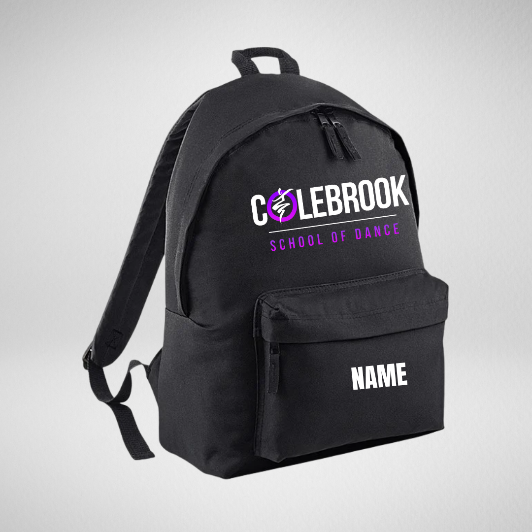 Colebrook School of Dance Black Original Rucksack