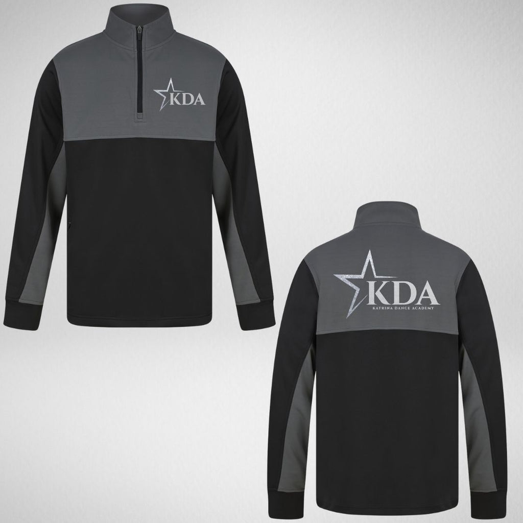 katrina Dance Academy Glitter 1/4 Zip Team Sweatshirt