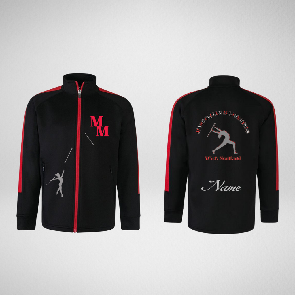 Marrellian Majorettes Glitter Zipped Team Jacket