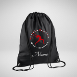 Marrellian Majorettes Glitter Drawstring Bag