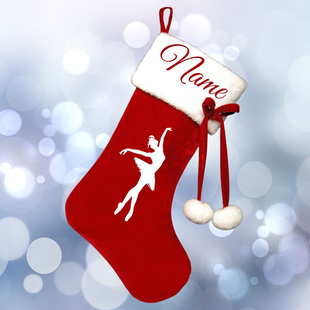 Personalised Luxury Ballerina Stocking
