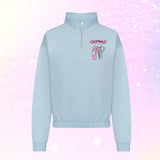 Live Differently Crop 1/4 Zip Sweatshirt