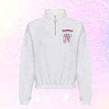 Live Differently Crop 1/4 Zip Sweatshirt