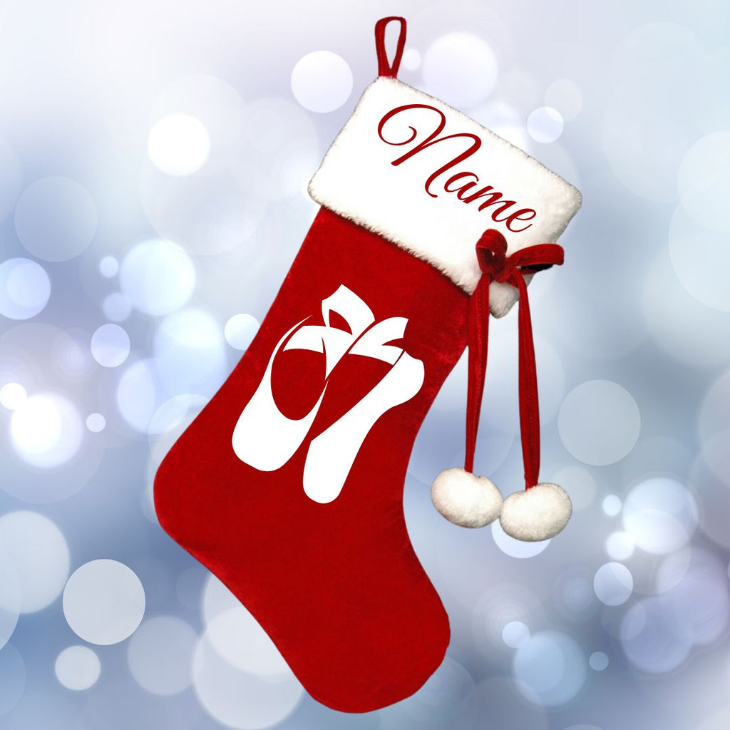 Personalised Luxury Pointe Shoe Stocking
