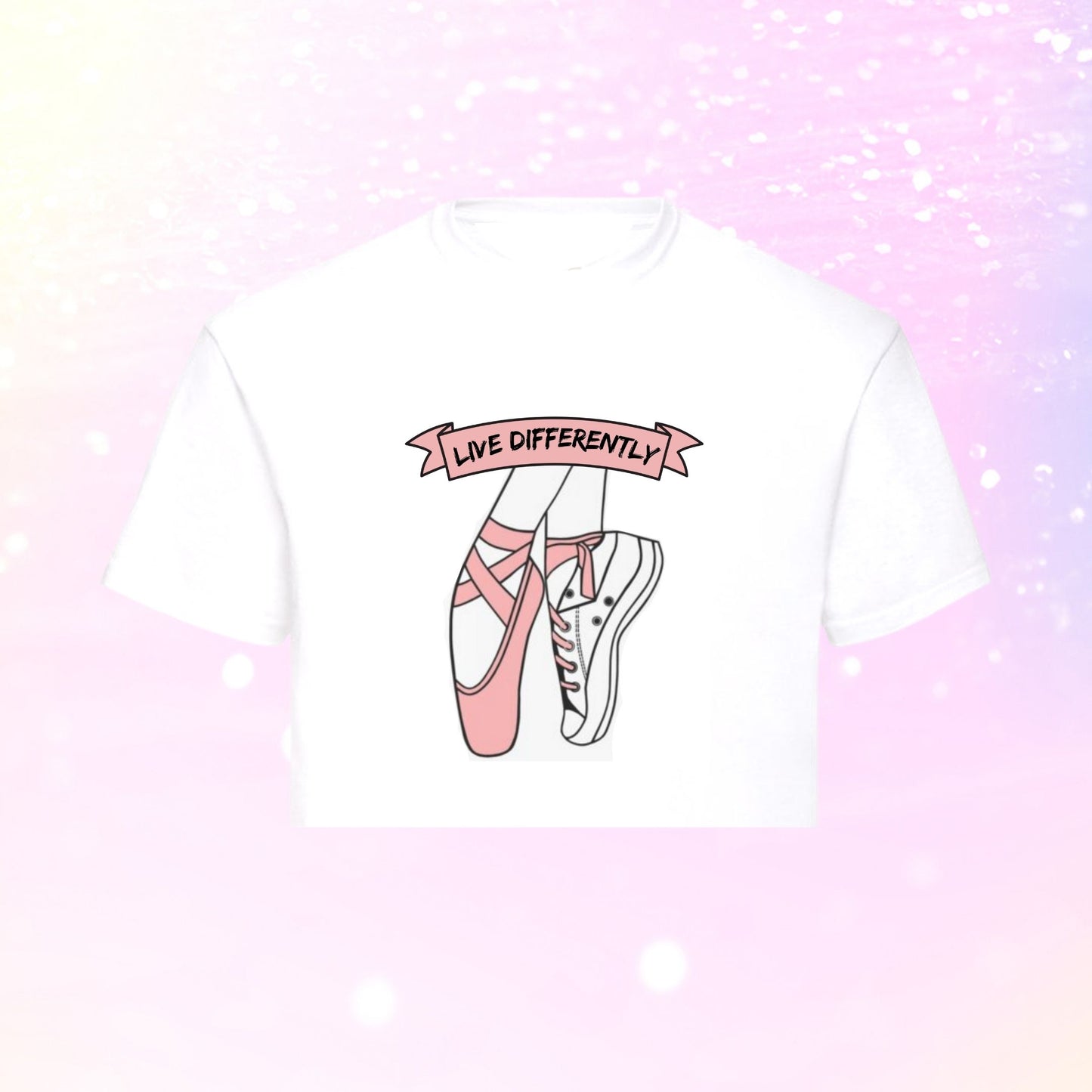 Live Differently Cropped Tee