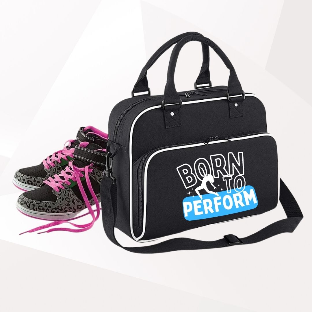 Born To Perform Zipped Shoulder Bag