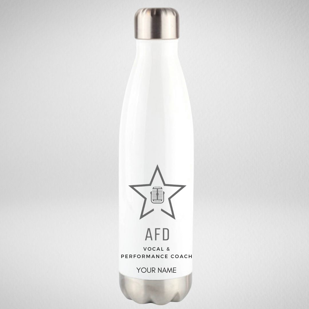AFD Vocal & Performance Coaching Water Bottle