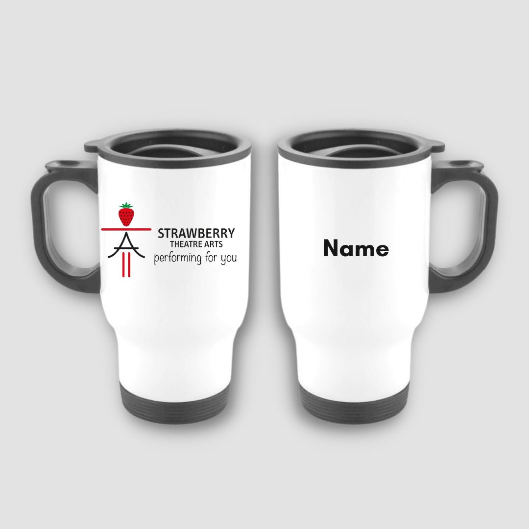 Strawberry Theatre Arts Travel Mug