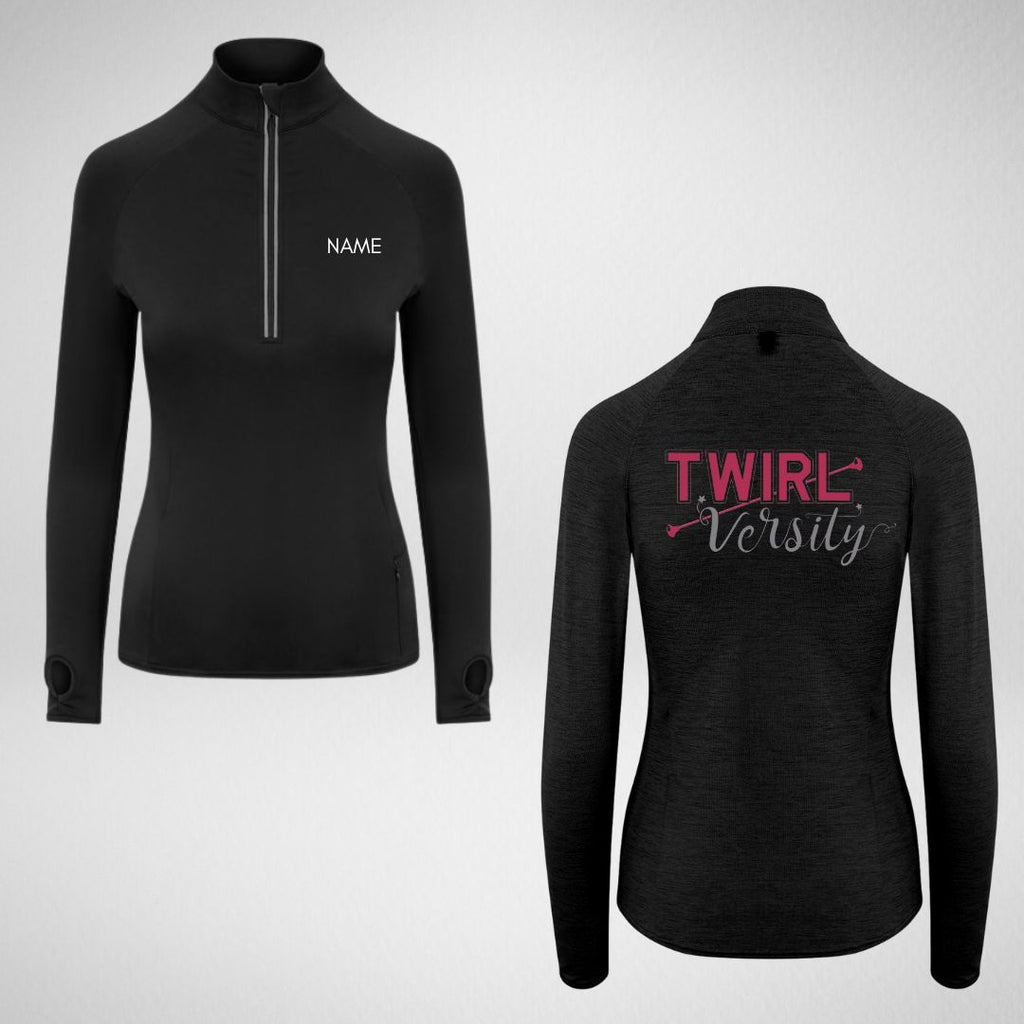 Twirl Versity Stretch 1/4 Zip Top