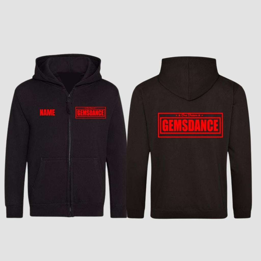 Gems Dance Zipped Hoodie