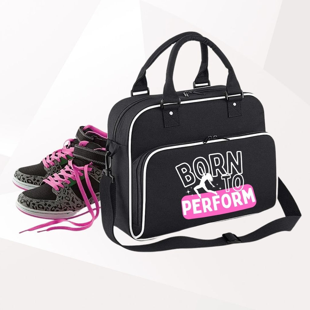 Born To Perform Zipped Shoulder Bag