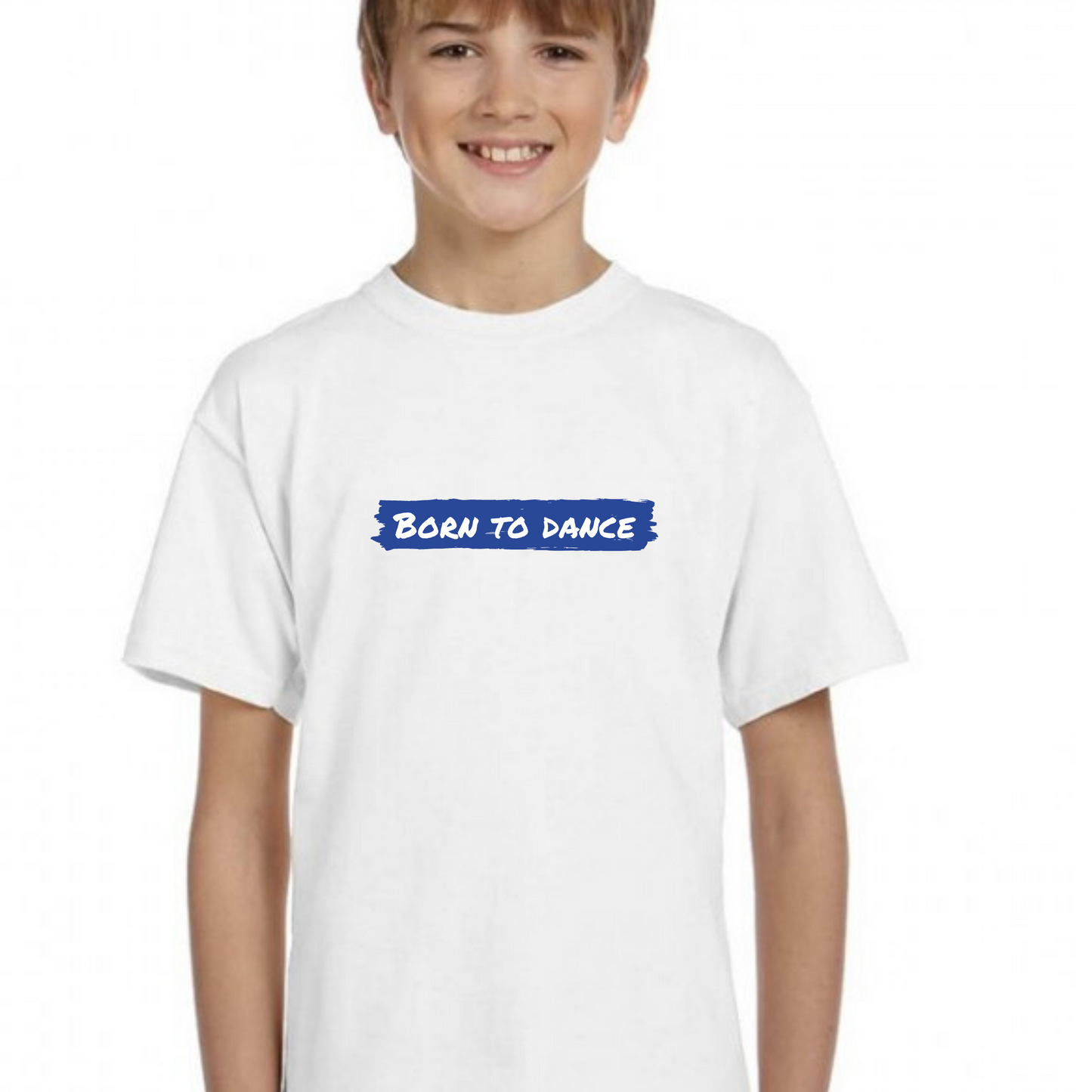 Boys Born To Dance Slogan Dri Fit T-shirt