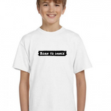Boys Born To Dance Slogan Dri Fit T-shirt