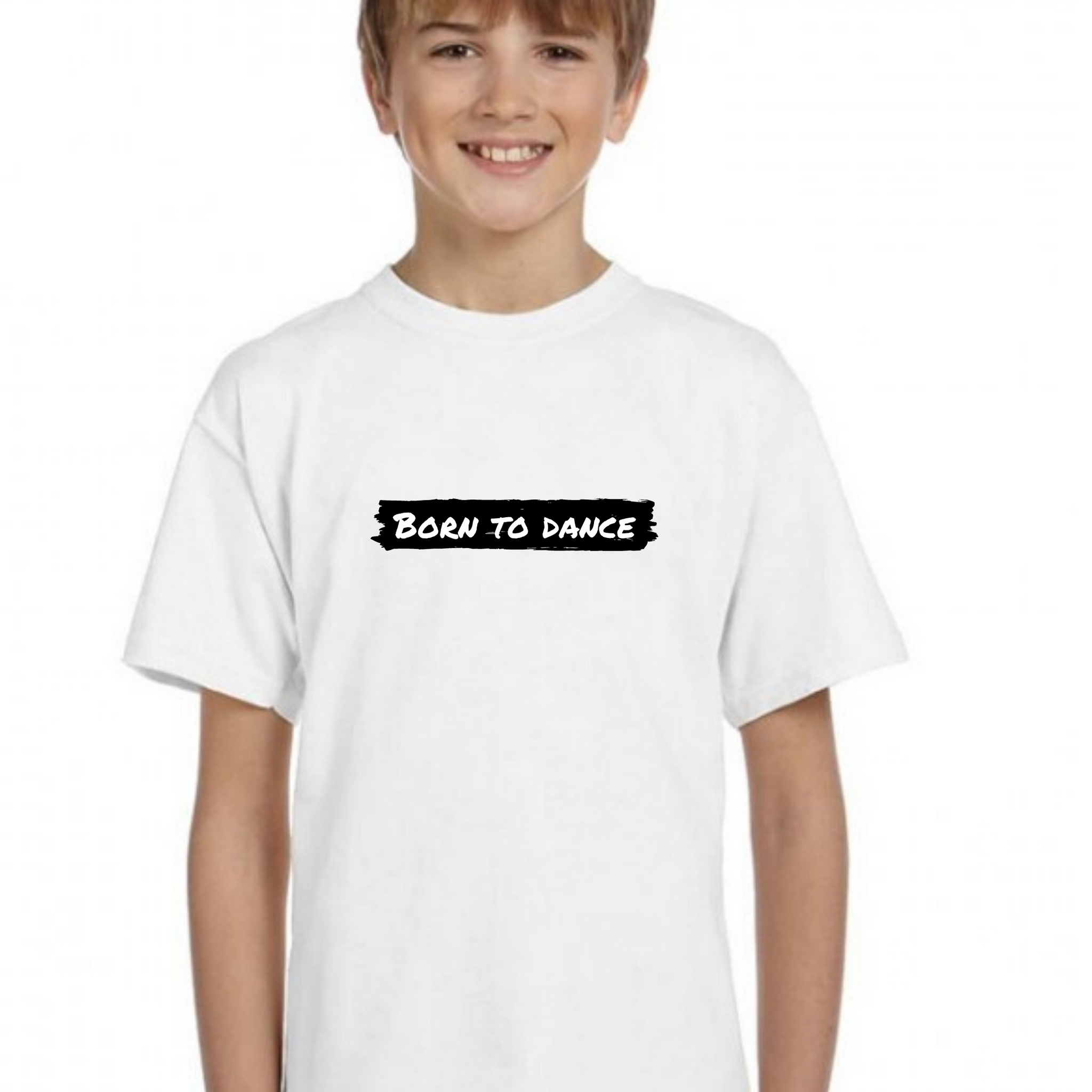 Boys Born To Dance Slogan Dri Fit T-shirt