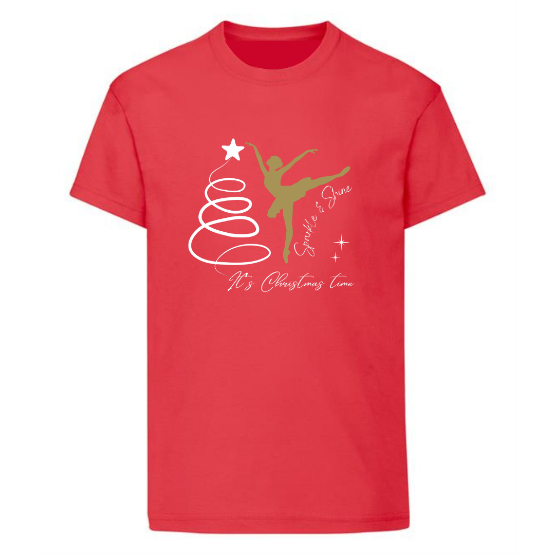 Sparkle & Shine Dancer Christmas Tee