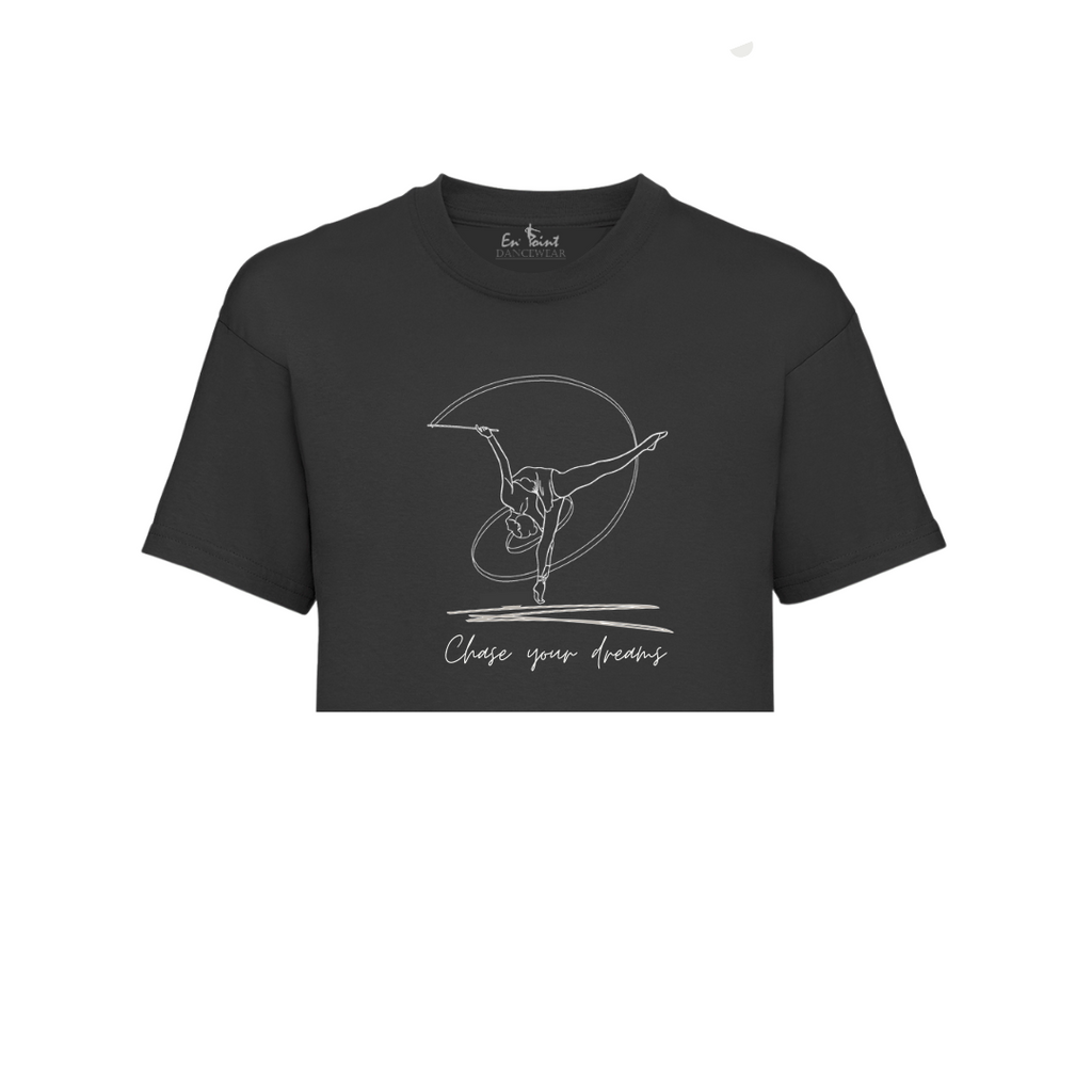 Chase Your Dreams Cropped Gymnast T-shirt