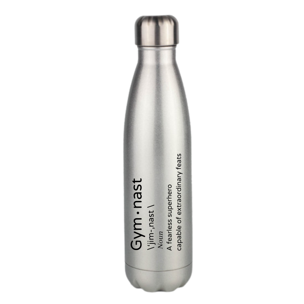Gymnastics Definition Glitter Hydro Bottle