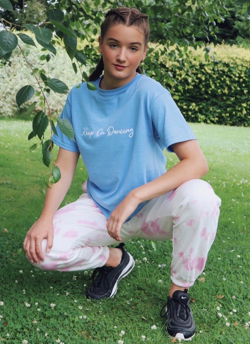 Keep On Dancing Slogan T-shirt