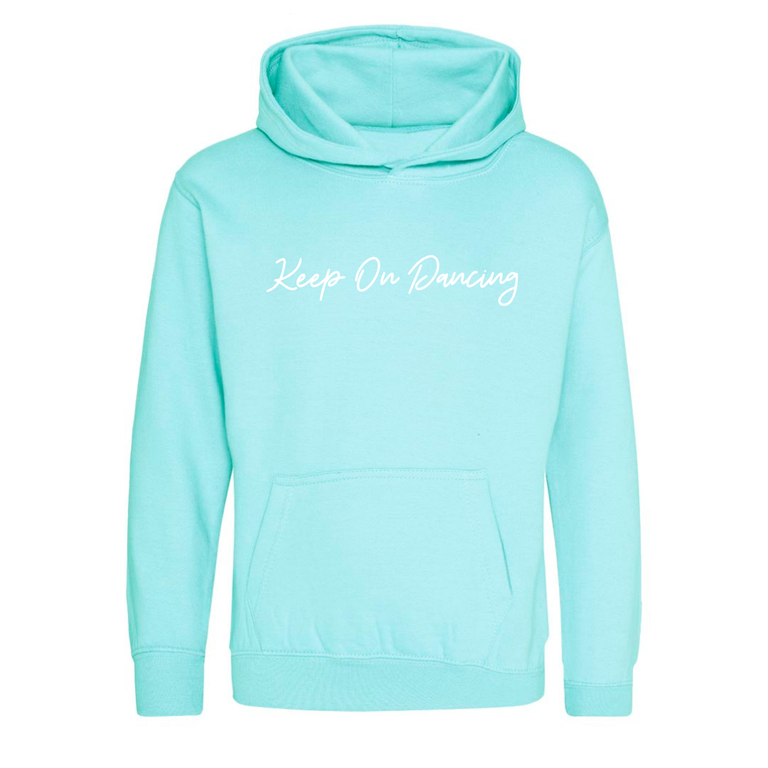 Keep On Dancing Slogan Hoodie