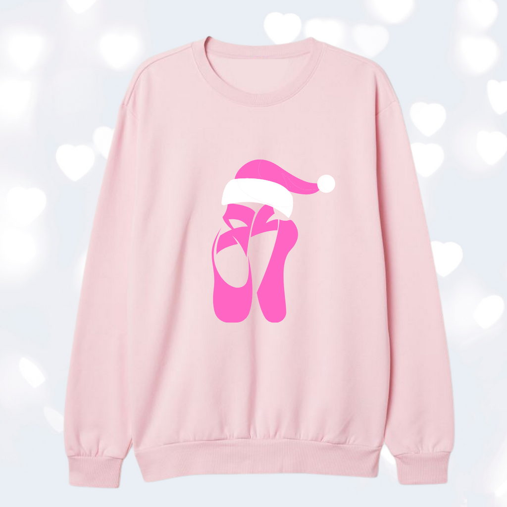 Novelty Christmas Pointe Shoe Sweatshirt