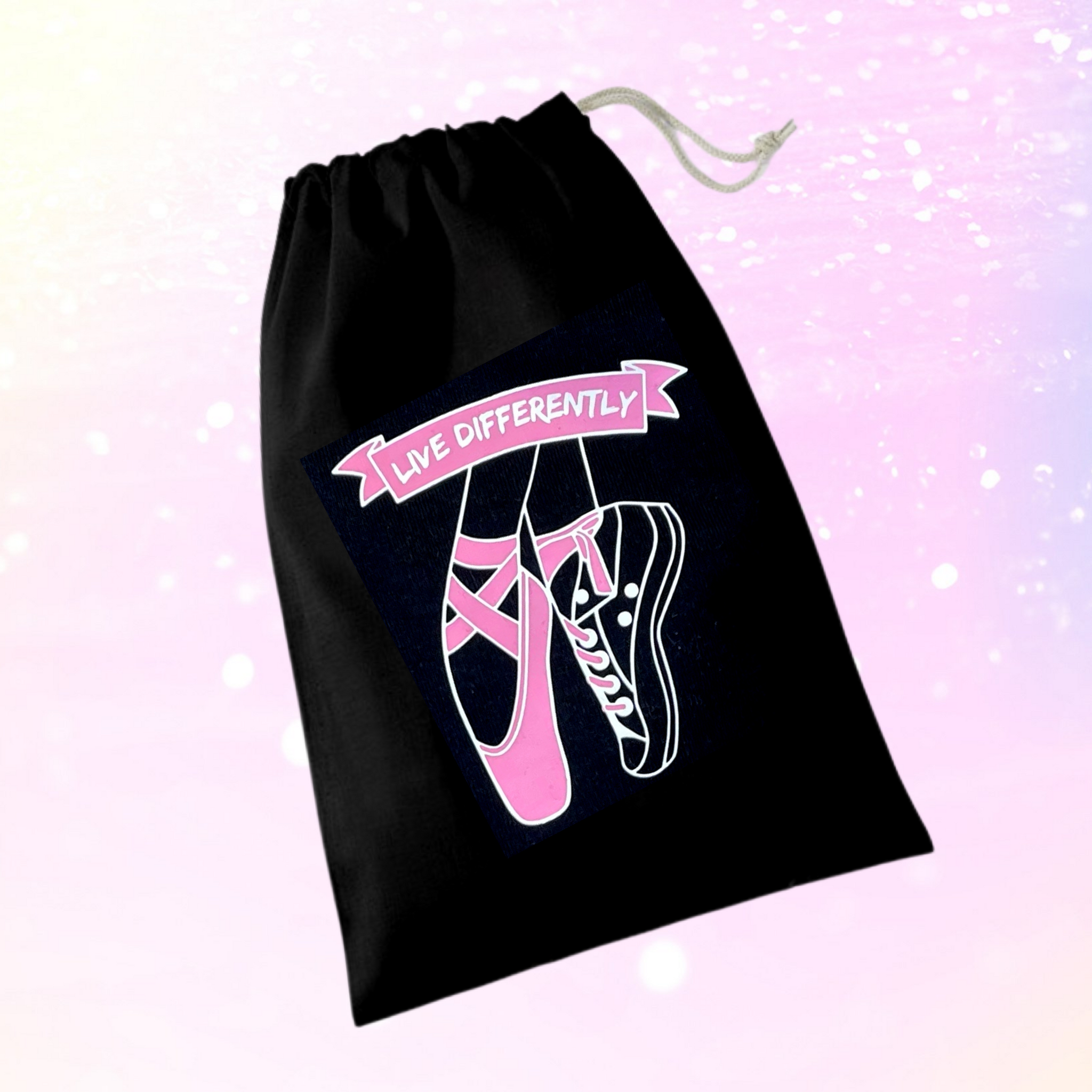 Live Differently Pointe Shoe Bag
