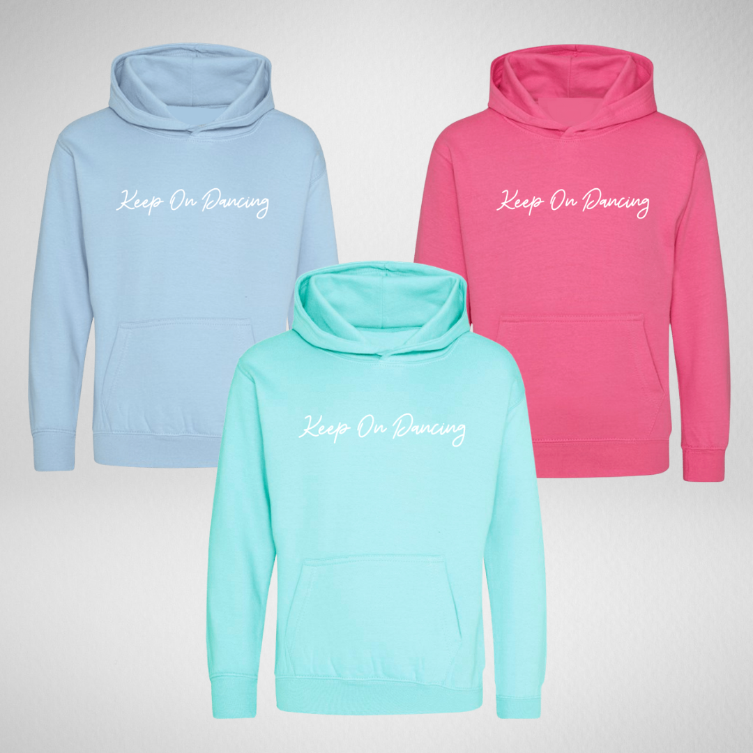Keep On Dancing Slogan Hoodie
