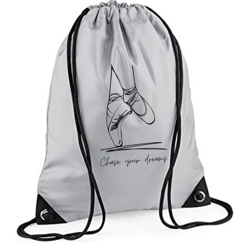 Chase Your Dreams Drawstring Bag