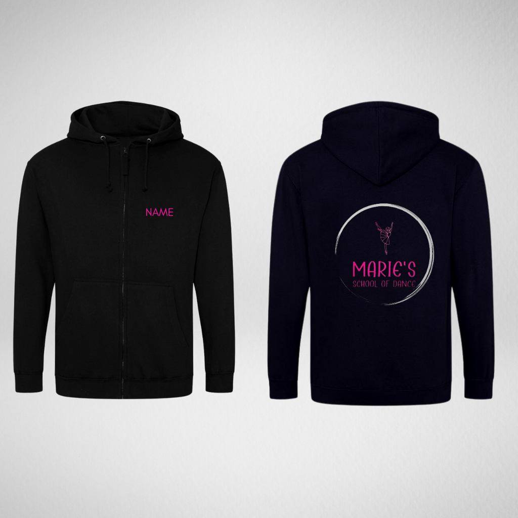Marie's School Of Dance Zipped Hoodie