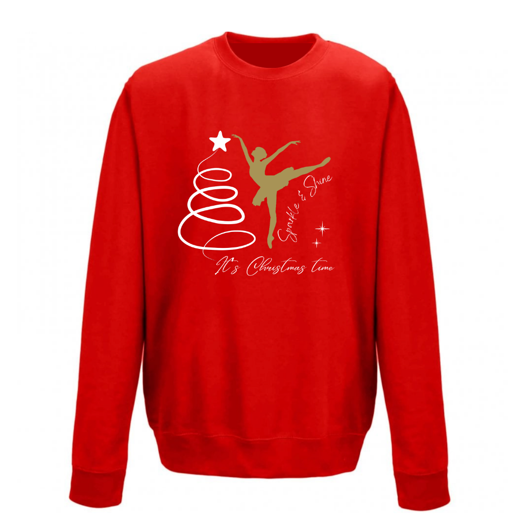 Sparkle & Shine Dancer Christmas Sweatshirt