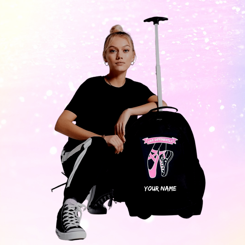Live Differently Wheeled Dance Case