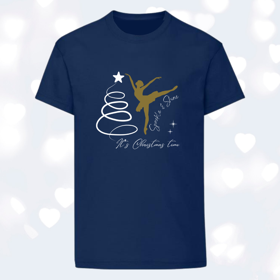 Sparkle & Shine Dancer Christmas Tee