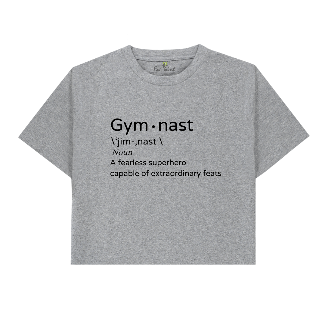 Gymnast Definition Cropped T-Shirt