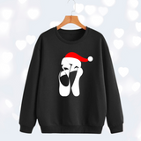 Novelty Christmas Pointe Shoe Sweatshirt