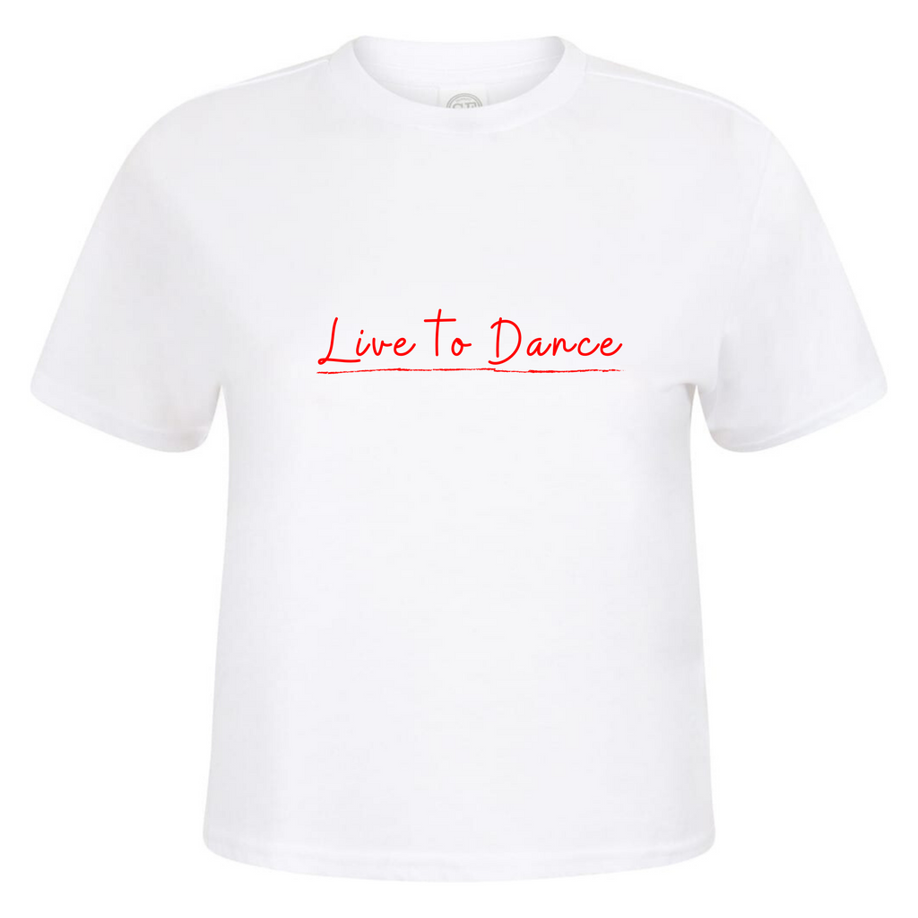 Live To Dance Boxy Tee