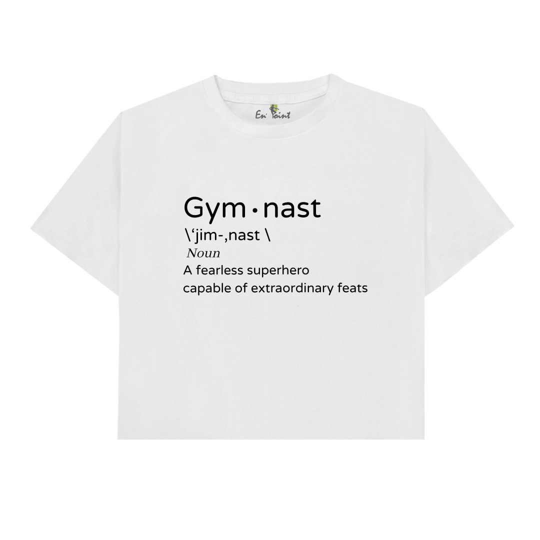 Gymnast Definition Cropped T-Shirt