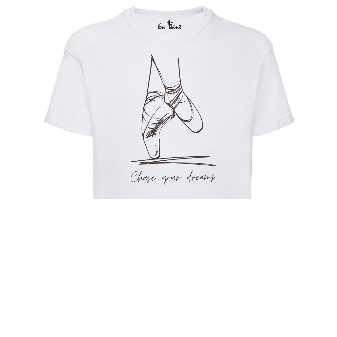Chase Your Dreams Cropped T-shirt